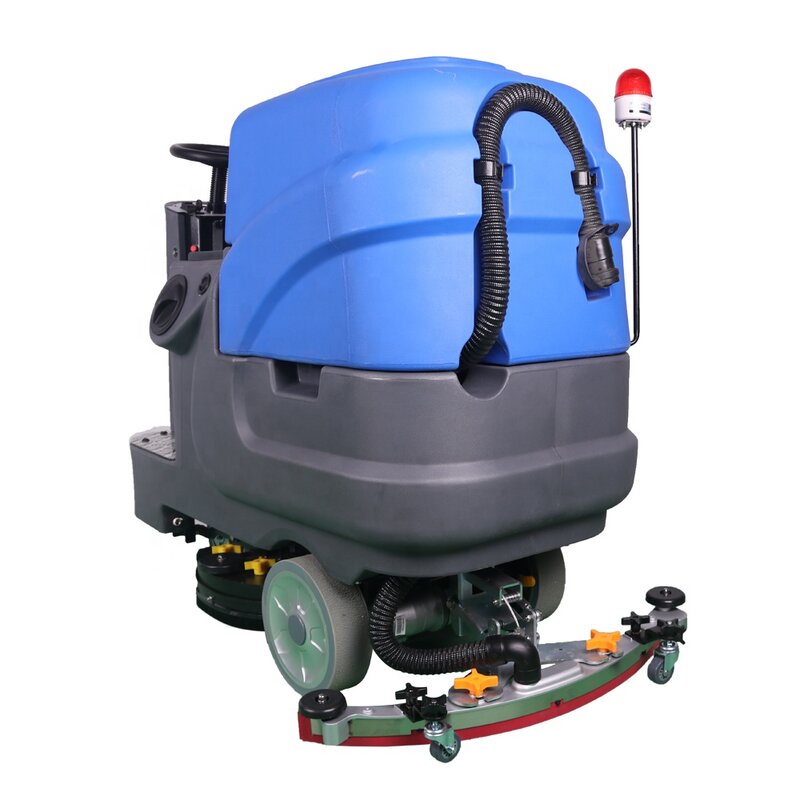 RD660 NEW DESIGN double brush ride on floor scrubber cleaning machine automatic scrubber