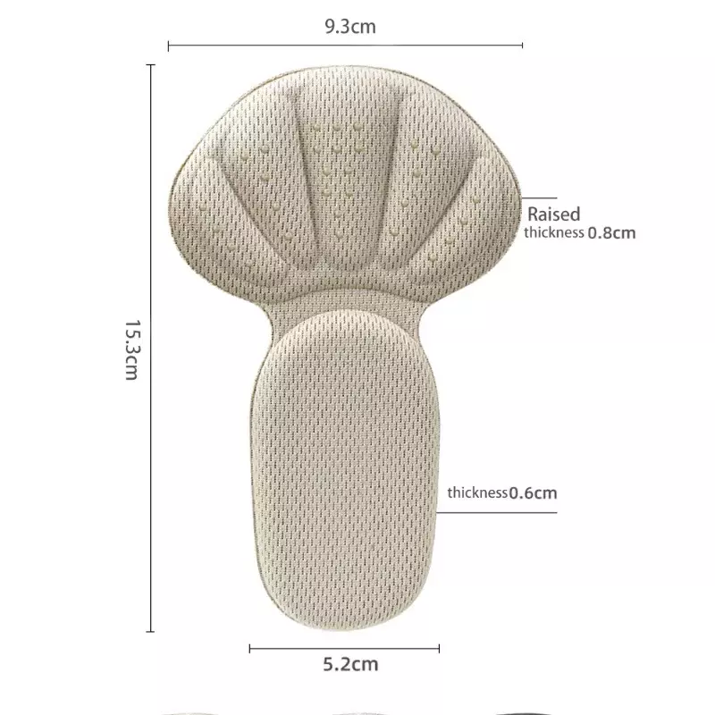 Adesivi per tallone morbido 2 In 1 inserti per piedi antiusura protezione per alleviare il dolore mezze solette inserti per adesivi posteriori sportivi cuscino per scarpe