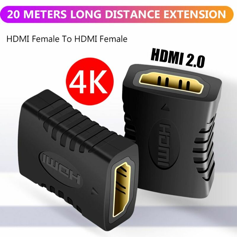 1-2 pz 4K HDMI Extender femmina a femmina adattatore di estensione del convertitore per Monitor Display Laptop PS4/3 PC TV Hdmi cavo di estensione