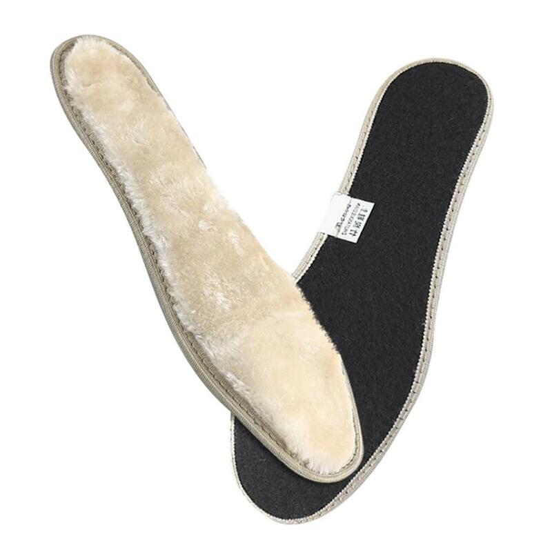 2-4Pack warme Plüsch Bambus Einlegesohlen Schuh pads für Männer Frauen Schuhe Stiefel