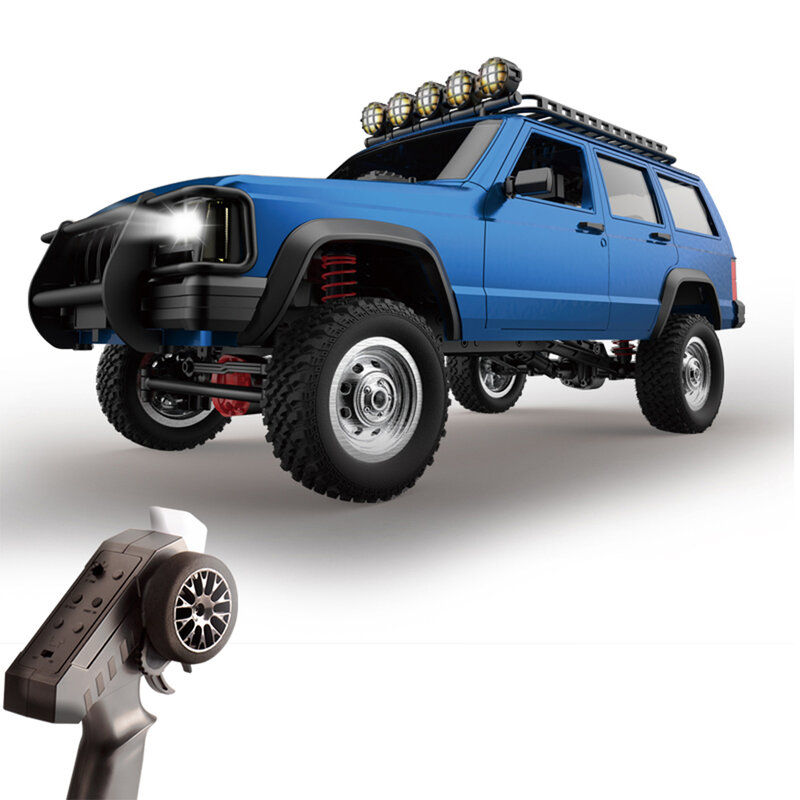 MN78 1/12 2.4Ghz Skala Penuh Cherokee Remote Control Mobil Four-Wheel Drive Mendaki Jeep Mobil RC Kendaraan Mainan untuk Anak Laki-laki Hadiah