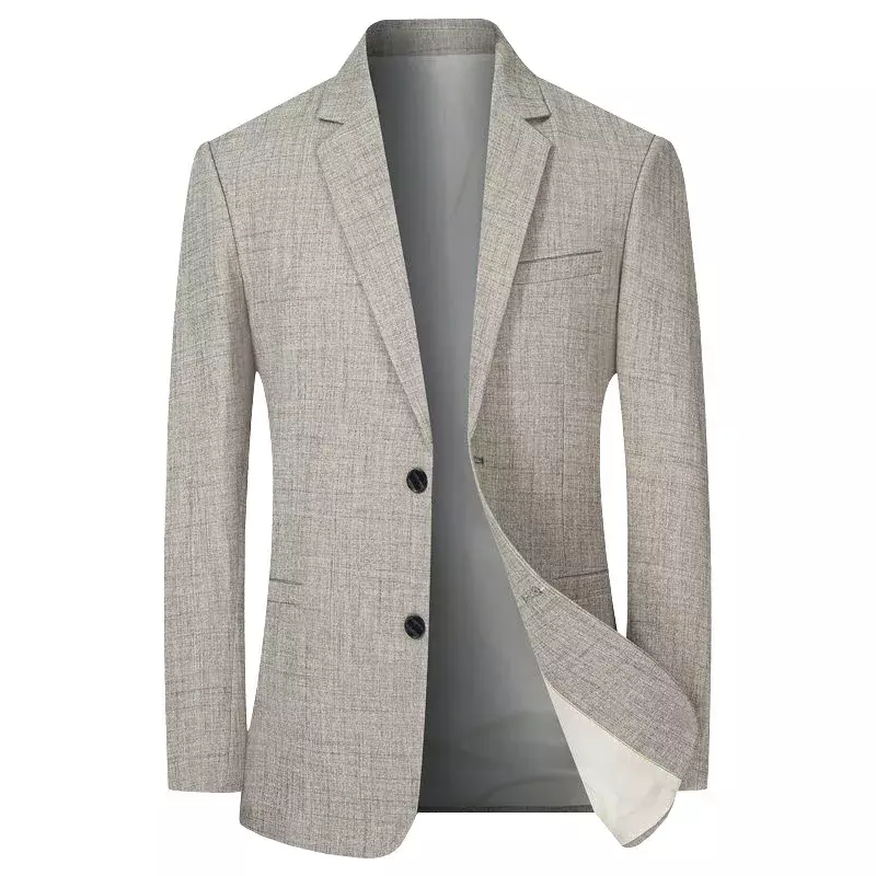 2024 New Men Suit Jacket Thin Blazers Spring Autumn Solid Business Casual Suit Jacket Men Clothing Blazer Hombre Coats