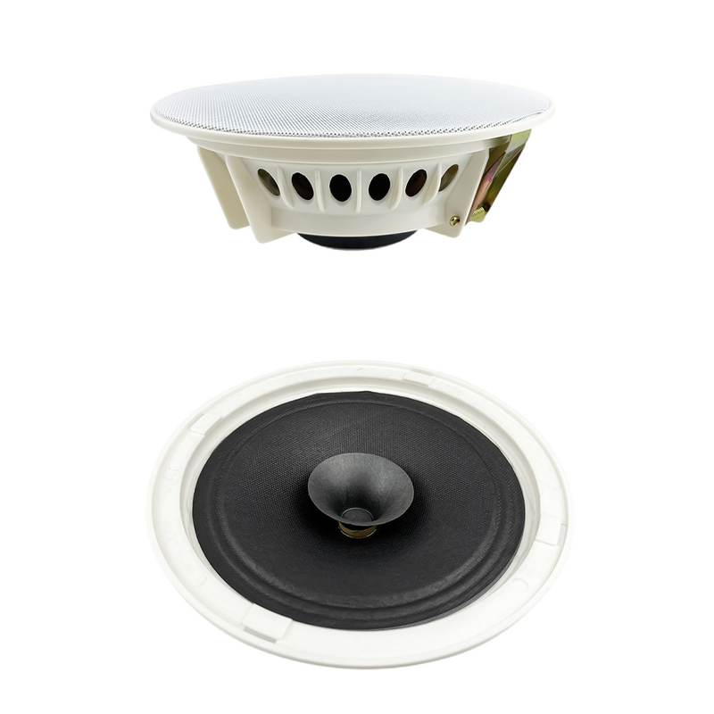 Haut-parleur de plafond sans cadre monté dans le système de musique de fond audio domestique, haut-parleur audio vers lecteur de musique stéréo, 15W