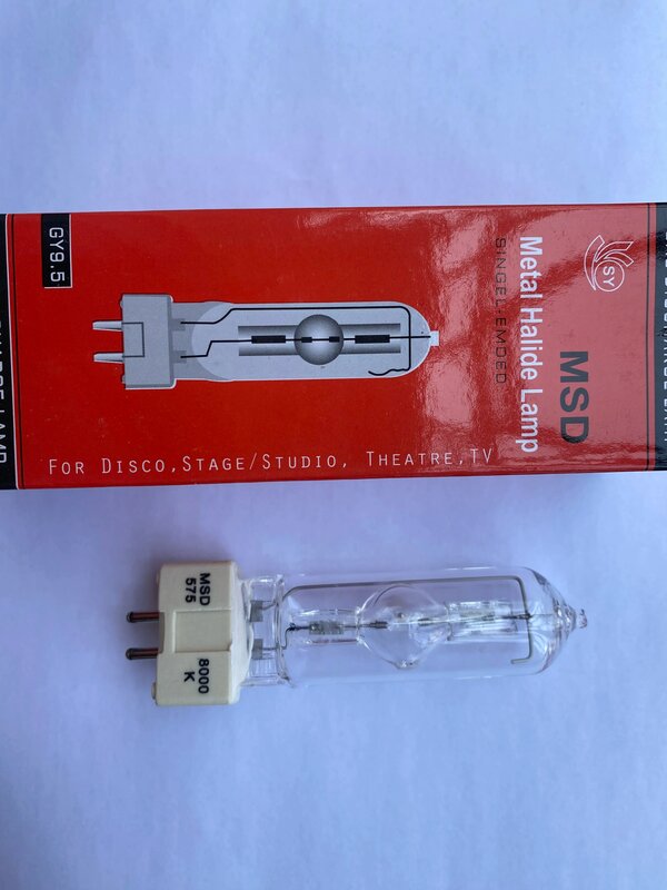 ステージランプ用メタルハライド電球、msr 575/2、msd575、gx9.5、575w、2024