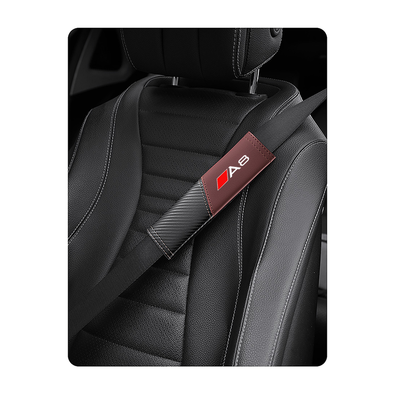 Tampa do cinto de segurança do carro, Shoulder Pad, Acessórios Interiores para Audi A8, 1Pc