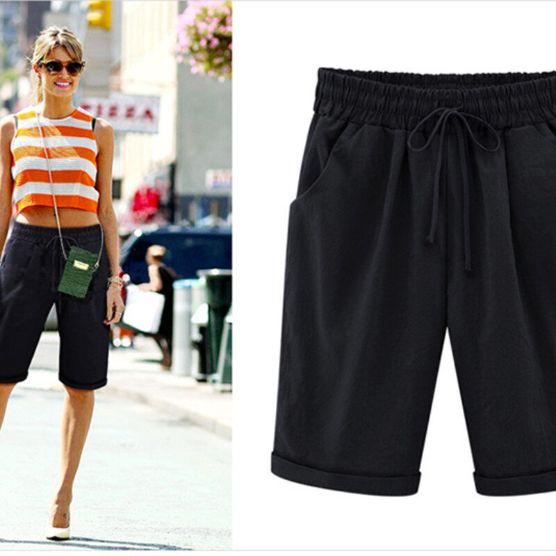 Pantalones cortos deportivos para mujer, de cinco pulgadas fina prenda de vestir, holgada, informal, cómoda, estilo americano, novedad de 2024