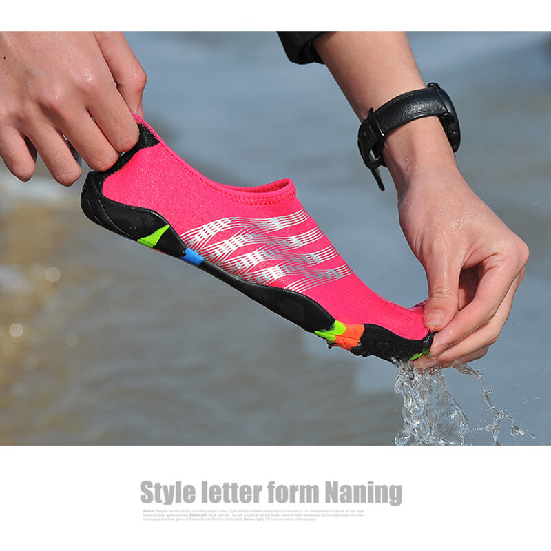 EOCENE Men Women Barefoot Lightweight Aqua Water Sneakers Quick-drying Swimming Hiking Wading Fitness Amphibious Outdoor Shoes
