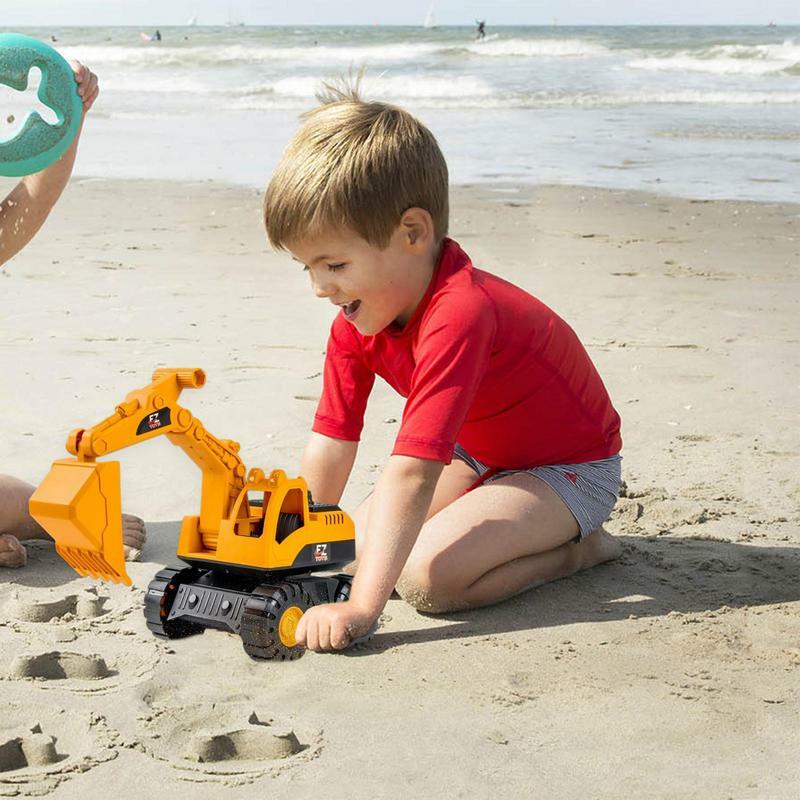 Koparka zabawkowa bezwładność napędzająca koparkę dla dzieci flota budowlana wczesna edukacja pojazdy budowlane zabawki