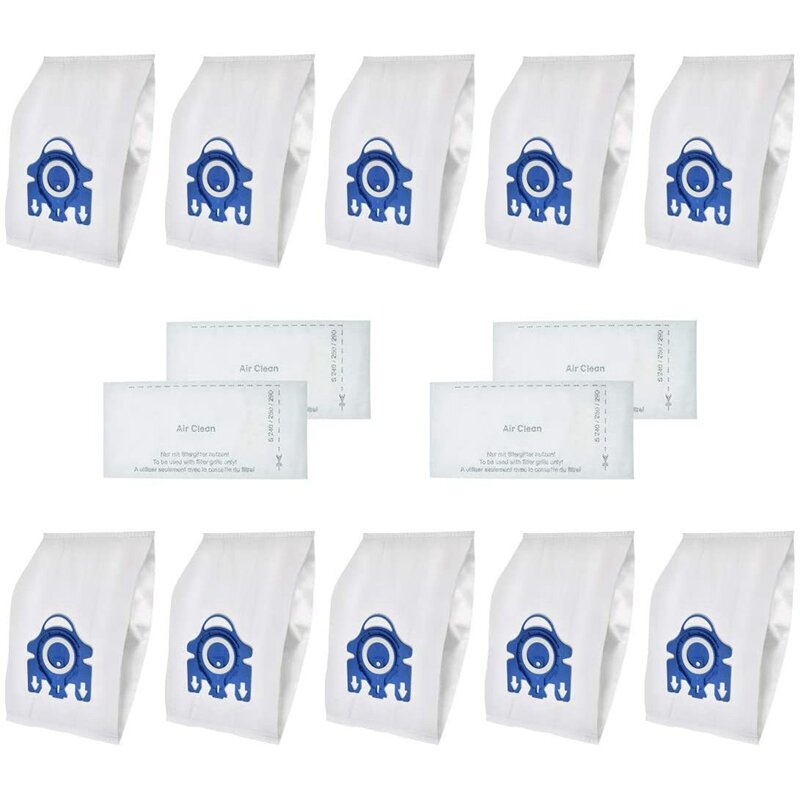 Bolsas de polvo de repuesto para Miele, accesorios para aspiradora tipo GN, filtros S2, S5, S8, C1, C3, paquete de 4, 10 piezas