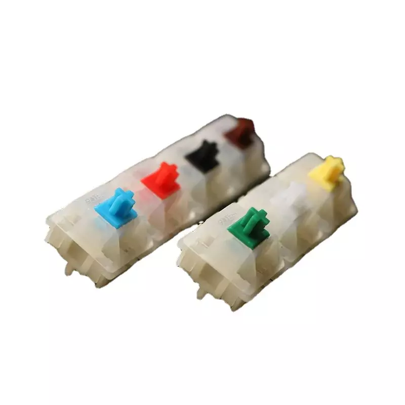 Milky switch Gateron 5 pin clear brown blue red black for mx keyboard