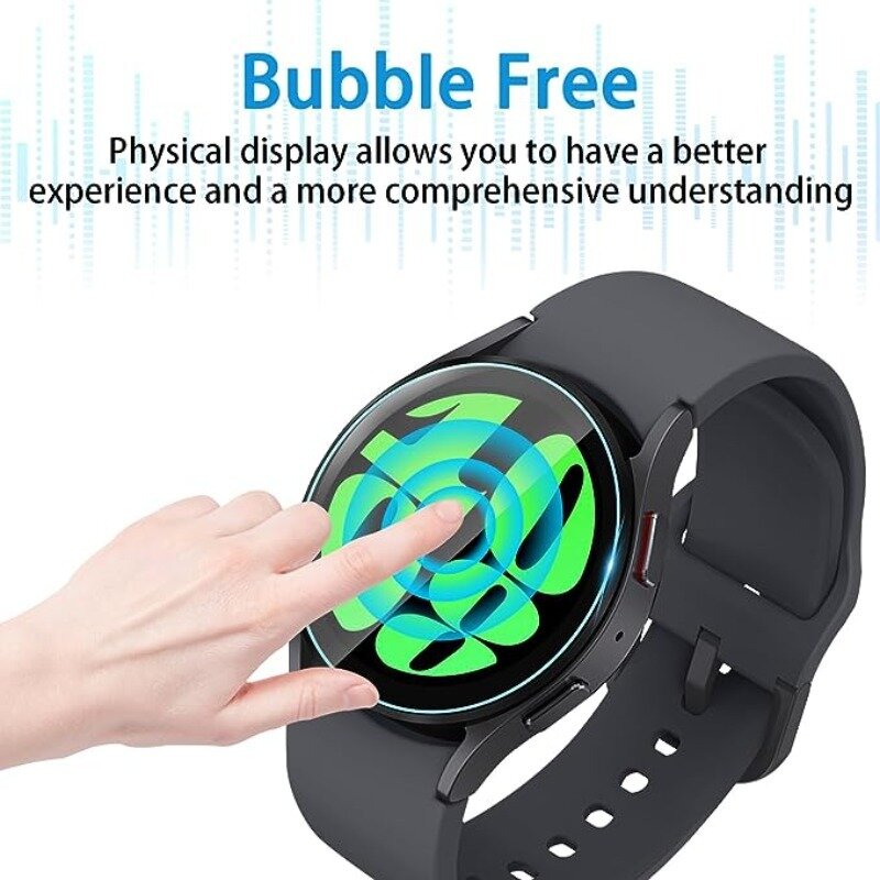 Bildschirms chutz folie für Samsung Galaxy Watch 6 gehärtetes Glas für Uhr 6 42mm 46mm 40mm 44mm Smartwatch-Schutz folie
