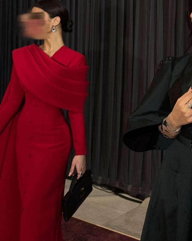 Платье-Русалка с длинным рукавом, со шлейфом, для выпускного вечера