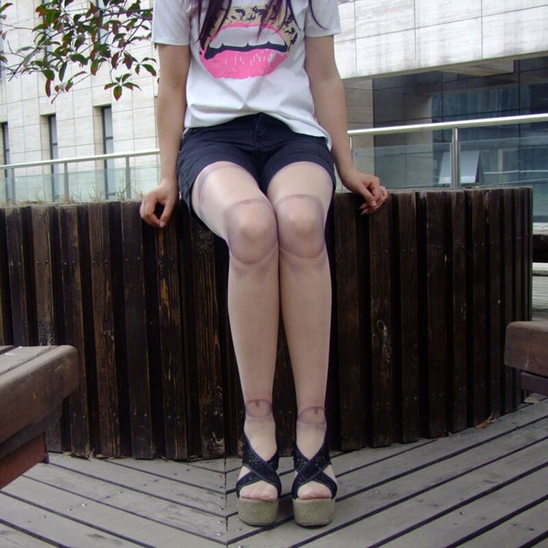 여성 하라주쿠 참신 팬티 스타킹 일본 고딕 스타일 애니메이션 인형 문신 3D 인쇄 스타킹, 코스프레 스타킹