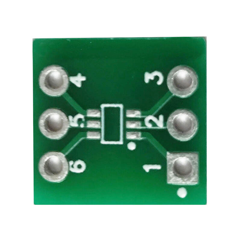 Placa adaptadora de piezas de SC-70, placa Convertidora de 10 SOT23-6, Parche de Pinboard SMD a DIP, 0,5mm, 0,65mm, tablero de transferencia de espaciado