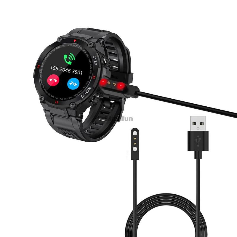 Wojskowy kabel ładowarka do inteligentnego zegarka Smartwatch K22 i K27 K28 do kabla USB K22