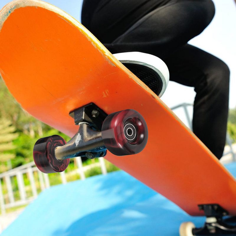 Rueda de repuesto para patineta larga, rueda de reemplazo para tabla de surf profesional, 4 piezas