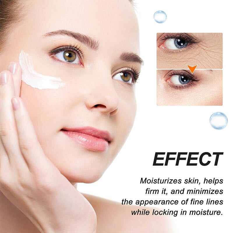 Retinol Anti rugas Eye Cream, removendo sacos oculares, círculos escuros, evitando o inchaço, clareamento, clareamento, hidratação Skincare