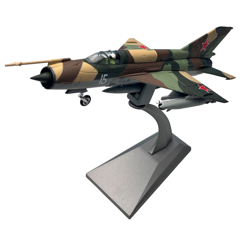 1/72 skala sowiecki samolot MiG-21 Mig21 myśliwiec samolot odrzutowy samolot odlewany Metal samolot Model samolotu zabawka na prezent dla dzieci