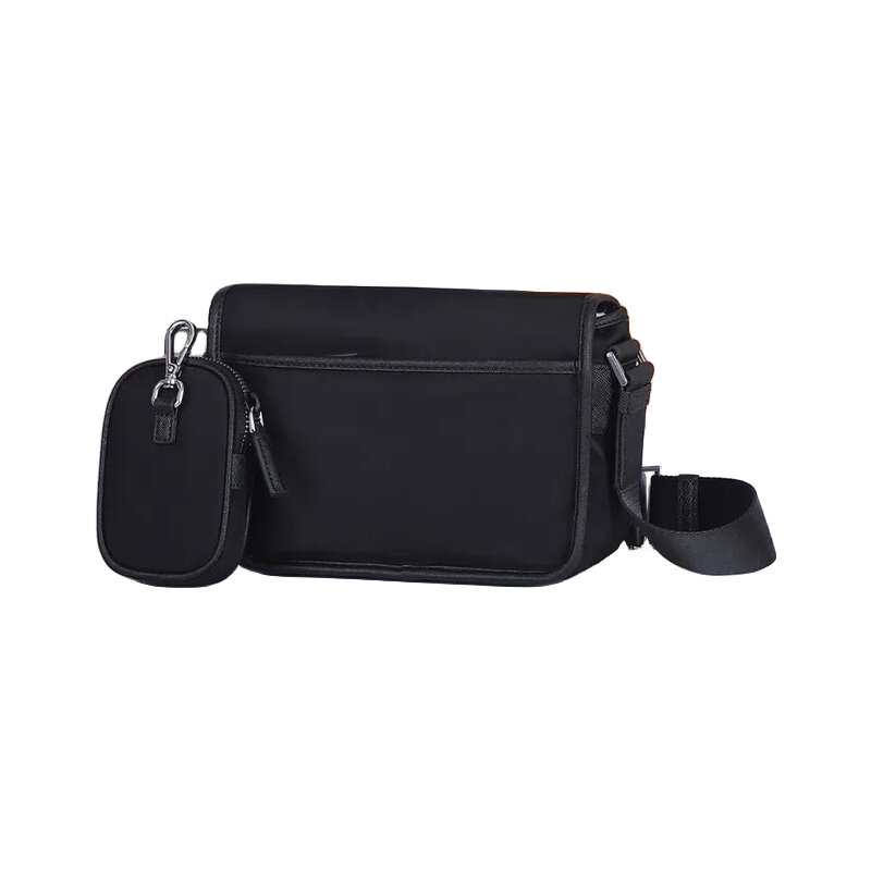 Zainetto Casual messenger bag borsa a tracolla impermeabile in nylon nero borsa postino