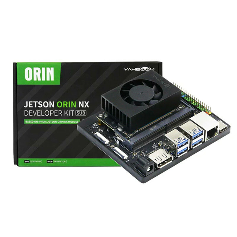 ชุดพัฒนา jetson orin NX Sub มีแรม8GB/16GB โดยใช้โมดูลหลักของ NVIDIA สำหรับผู้เรียนรู้สมรรถนะของโครงการ ROS Ai