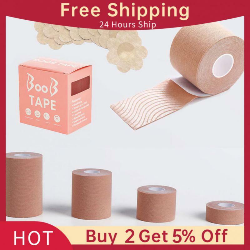 5M Body Tape Women Breast Nipple Covers Push Up Bra Invisible Breast Lift Tape Intimates Adhesive Bras Sexy Bralette Pasties