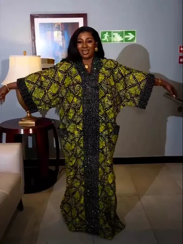 Robe africaine grande taille pour femmes, dashiki, longue, maxi, vêtements traditionnels africains, nickel é, automne, été