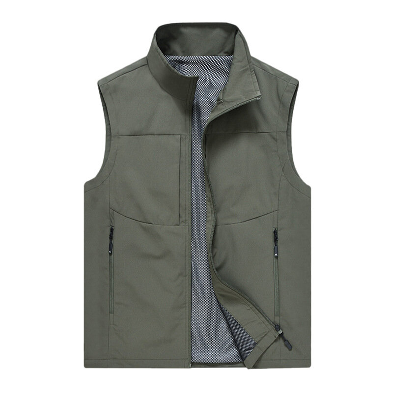Outdoor Photography Multi Pocket Sports Vest For Men Sleeveless Jacket Large MAN Work Clothing Fishing Tactical Hunting Vests
