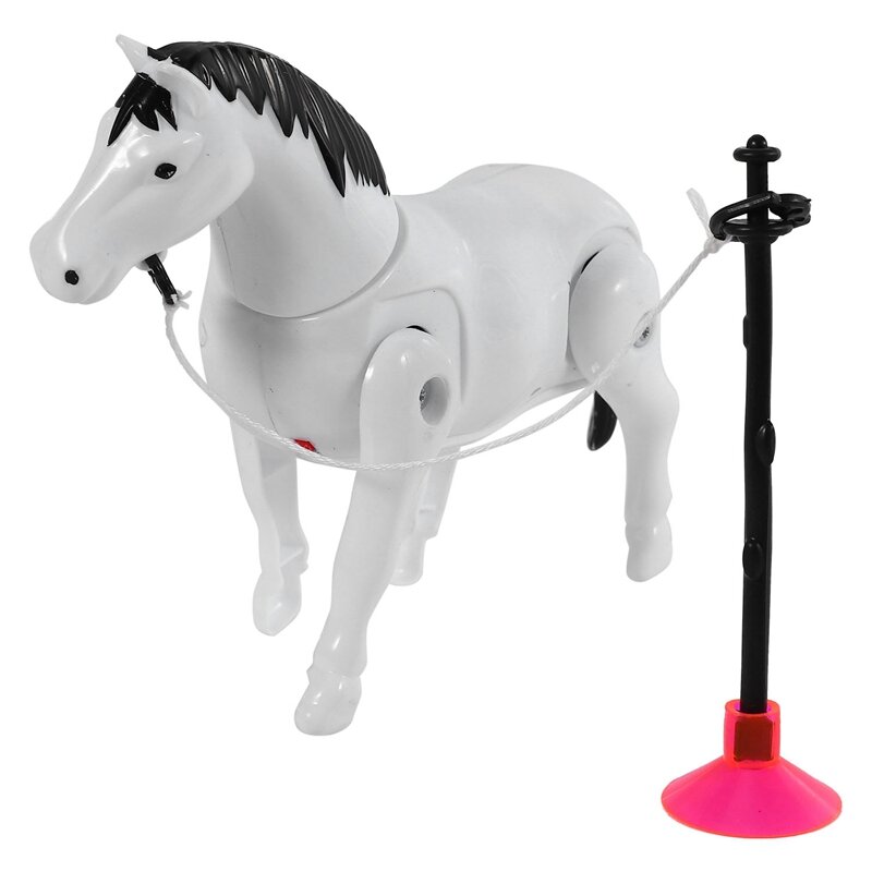 Cavallo elettrico di plastica intorno al cerchio del mucchio giocattolo Action Figure giocattoli giocattoli di plastica elettrica del cavallo del fumetto intorno ai giocattoli del cerchio del mucchio