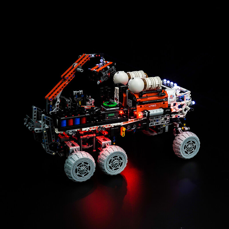 Лазерная версия 42180, подходит для Mars Crew Explore Rover Block Gift (только аксессуары для освещения)
