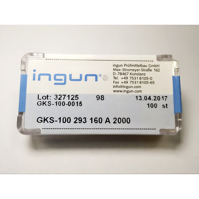 مسبار صلب Ingun-steel 100 ، من نوع a2000/a3000 ، نقطة ثلاثية ، من من من من من ، إبرة اختبار الربيع ،