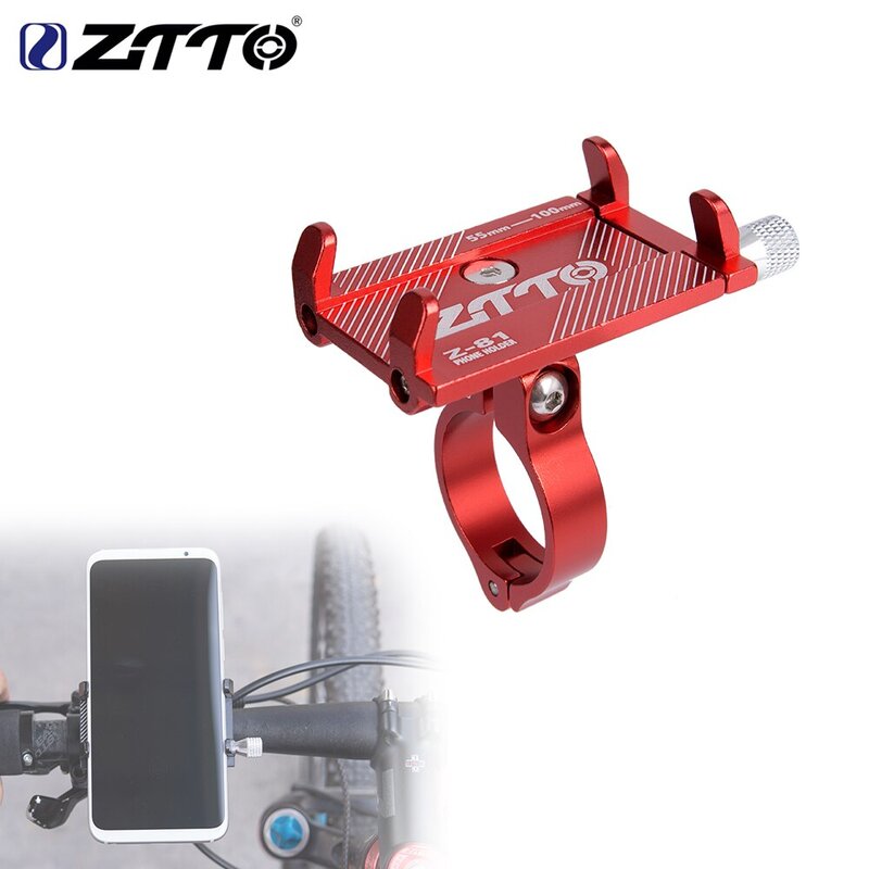 ZTTO-Soporte de teléfono para bicicleta, montaje fiable, Universal, MTB, móvil, GPS, Metal, para motocicleta, manillar M365