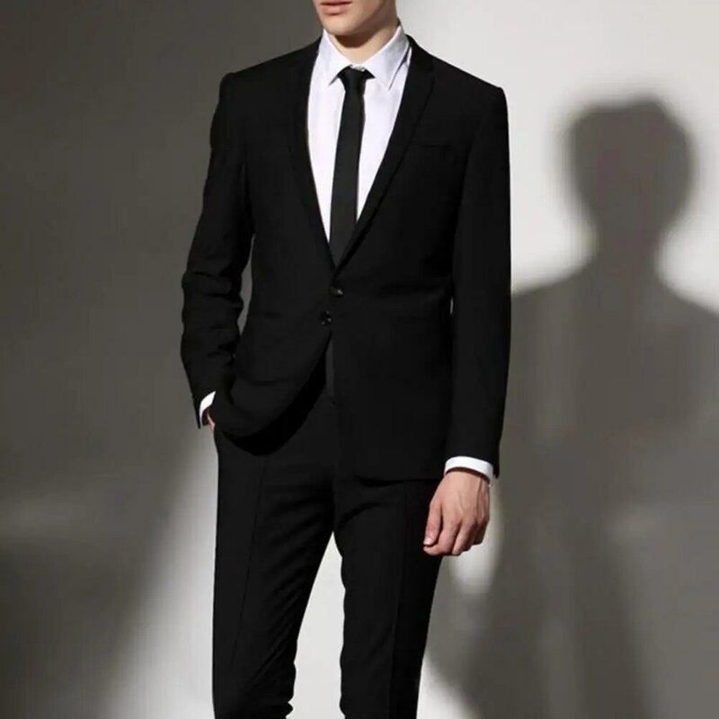 Cravates zippées noires pour femmes et hommes, rétro, soyeux, étroit, mince, lisse, style coréen, simple, élégant, tout assressenti, cheminée, 45cm