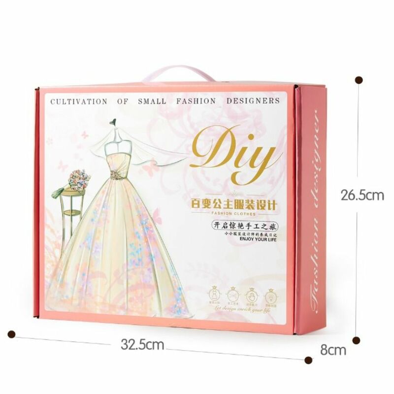 Early Education Clothing Design Handmade Material Bag Intellectually Beneficial DIY Crafts The Princess's New Clothes Kits