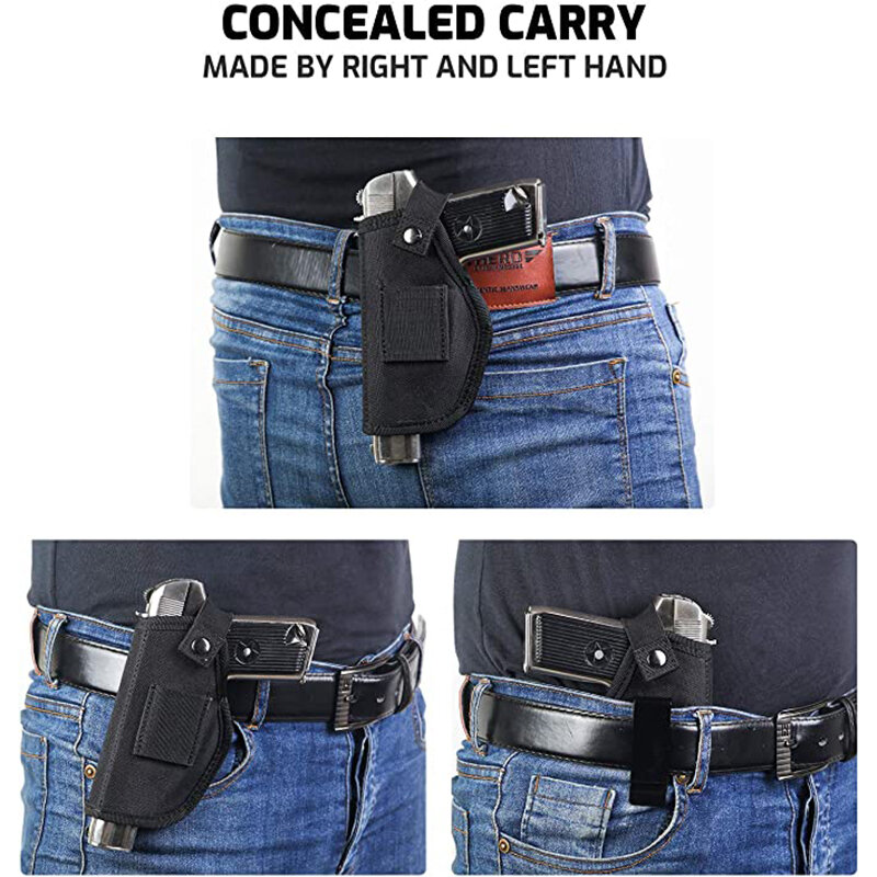 Sarung pistol untuk pria/wanita Airsoft pistol Universal kanan/kiri IWB/OWB 9mm sarung untuk membawa Glock Aksesori senjata tersembunyi