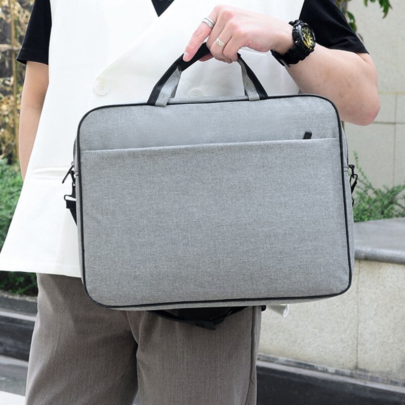 Чехол для ноутбука с ручкой, Противоударная сумка для 15,6-дюймового ноутбука 17 дюймов, защитная сумка на плечо для переноски