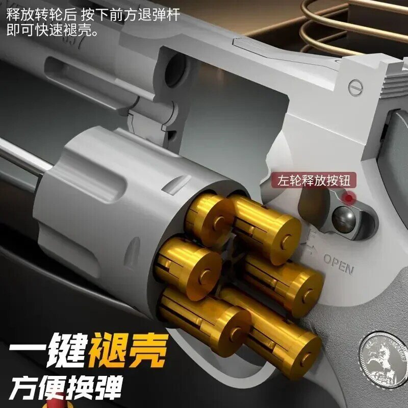 Aksesori peluru untuk ZP5 357 peluncur Revolver EVA peluru dan cangkang lunak untuk pistol mainan Airsoft