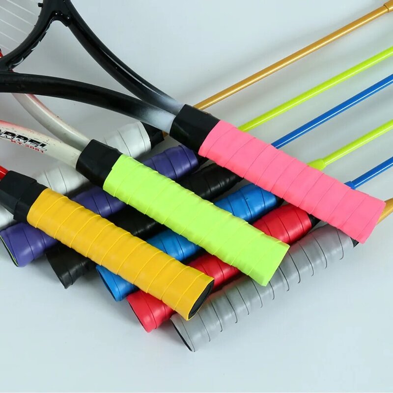 Raquete do tênis sobre o aperto, Overgrips da raquete do badminton, pegajoso, 14 cores