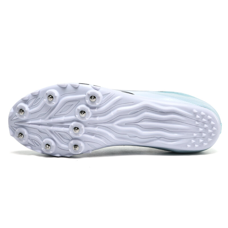 MEDARON-Zapatillas deportivas profesionales para hombre y mujer, calzado deportivo de velocidad para correr, con clavos, 8 picos