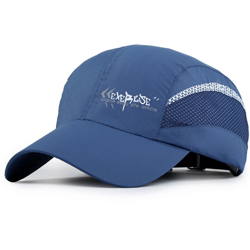 قبعة بيسبول سريعة الجافة شبكة الظهر التبريد الشمس القبعات الرياضية قبعات للجولف الدراجات تشغيل الصيد في الهواء الطلق قبعة رياضية