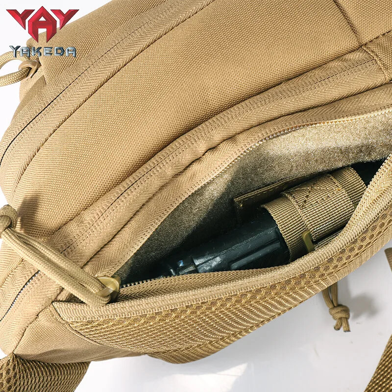 Multifuncional Tactical Chest Bag, Bolsa de ombro, Outdoor Biking Sports Bag, Mochila de montanhismo, Ajustável Grande Capacidade