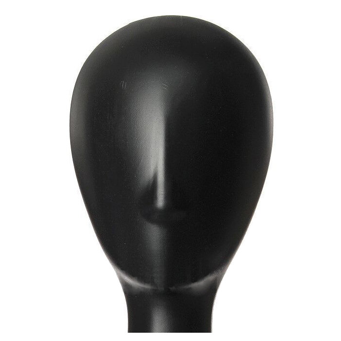 2 szt. Damska peruka z wysokim plastikowa głowa głowa kobieca modelka, biała i czarna