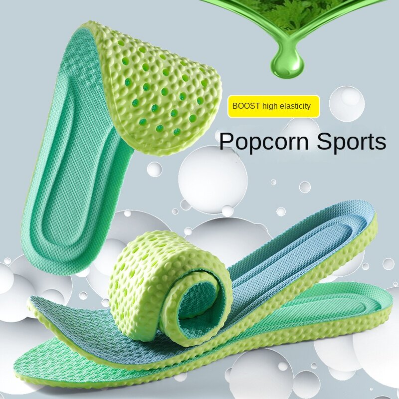Plantillas desodorantes para zapatos deportivos para hombres y mujeres, accesorios para correr, 2 piezas, fascitis Plantar, absorbentes de sudor