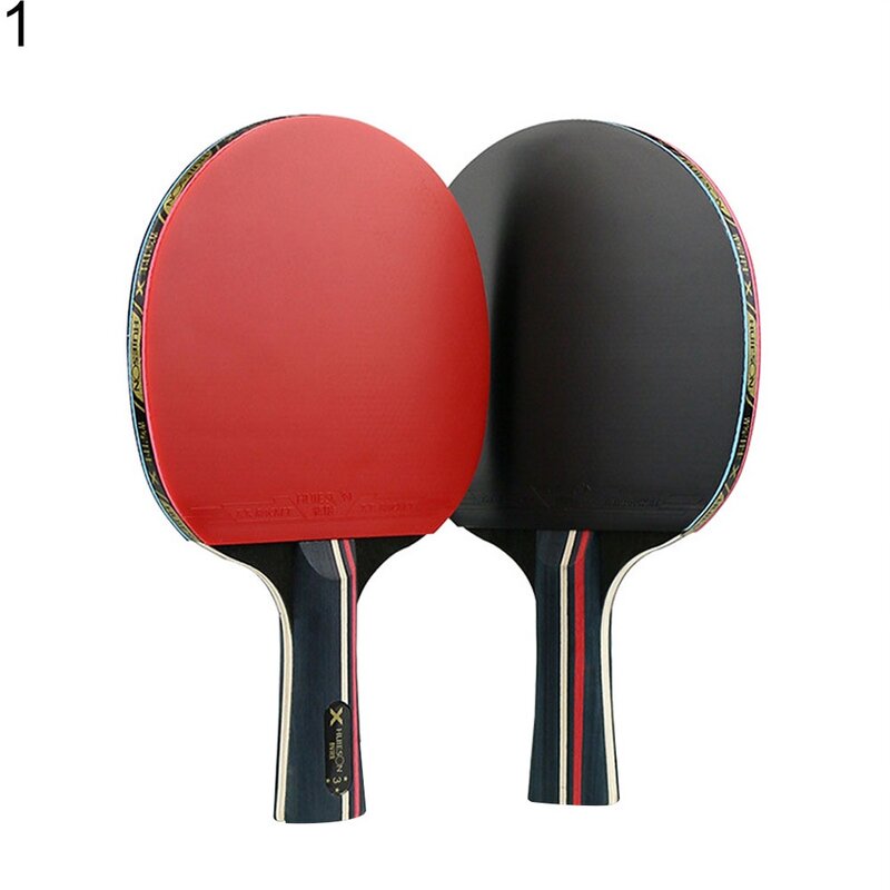 SP Set raket, 2 buah raket kayu untuk Ping Pong/pemula tenis meja profesional