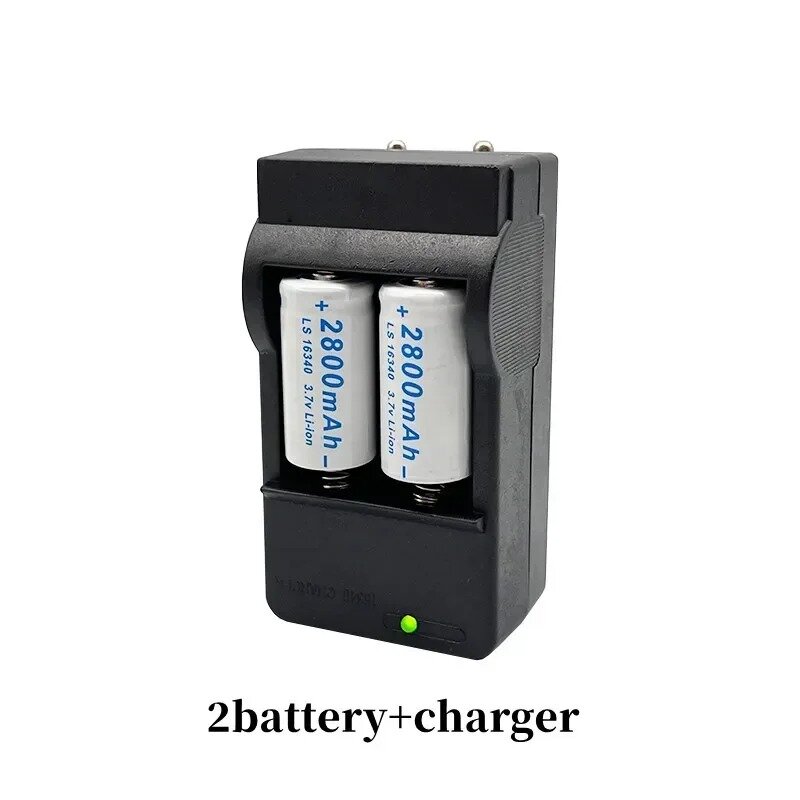 KVCDY-Batterie aste pour caméra de sécurité, batterie Lithium Ion L70 Plus, CR123A, RCR 2024, ICR 123, 16340 mAh, 2800 V, 3.7