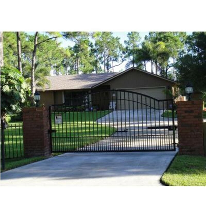 Home Metal 12Ft Driveway Wrought Iron Gates Designs China Suppliers