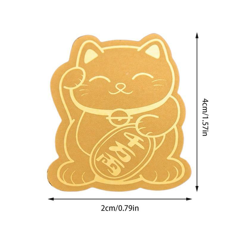 Lucky Cat Phone Sticker Fortune Cat Cell Phone Sticker Decorative Phone Animal Stickers For Smart