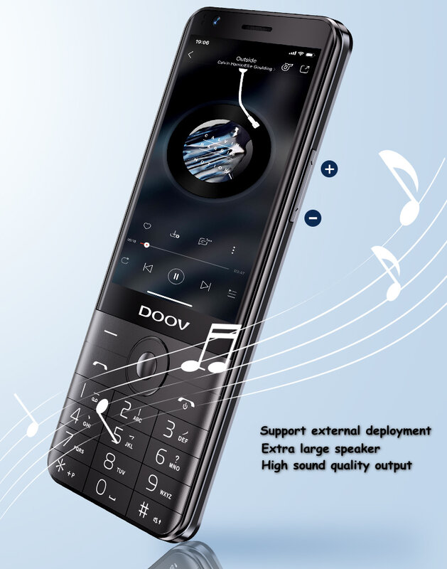 Rungee R17 телефон 3,54 дюймов сенсорный экран и кнопки 4G Google многоязычный Android 12 смартфон