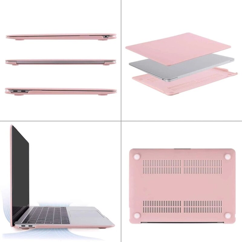 Laptop Ốp Lưng Cho Macbook Air 13 A2337 2020 A2338 M1 Chip Pro 13 2022 M2 Air 13.6 12 11 15 dành Cho Macbook Pro 14 Bao 2021 Pro 16
