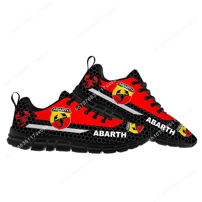 Abarth-zapatos deportivos para hombre, mujer, adolescente, niño, zapatillas casuales de alta calidad, zapatos personalizados para pareja