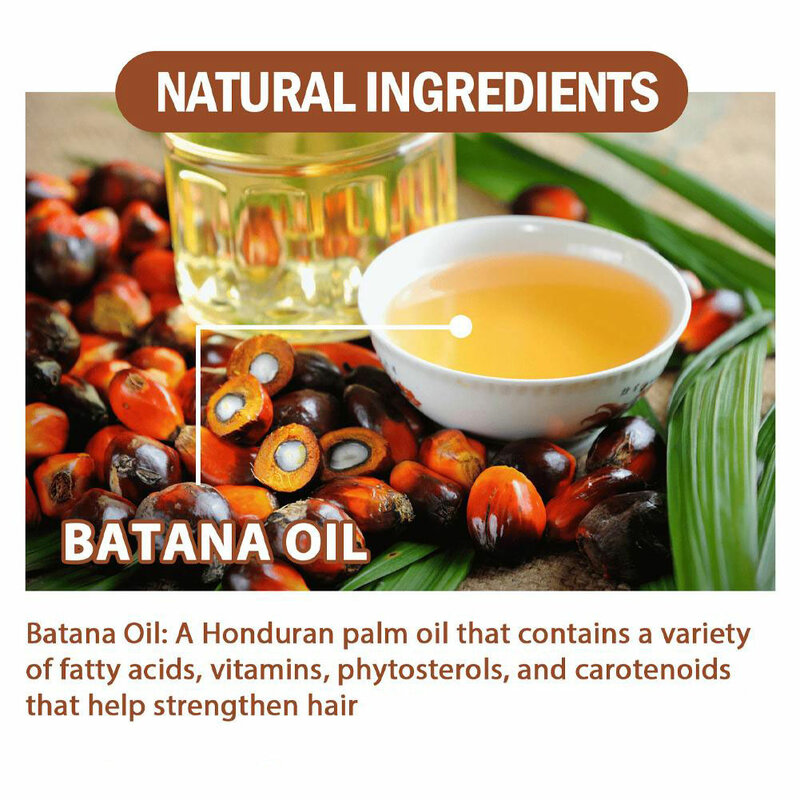 Olio di Batana biologico per la crescita dei capelli olio di Batana puro e naturale al 100% per il trattamento della caduta dei capelli Anti-rottura dei capelli